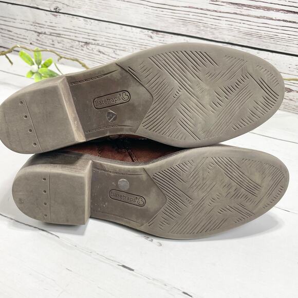 Women's Shane Baretrap Brown Ankle Boots - Size 9 - Picture 11 of 11